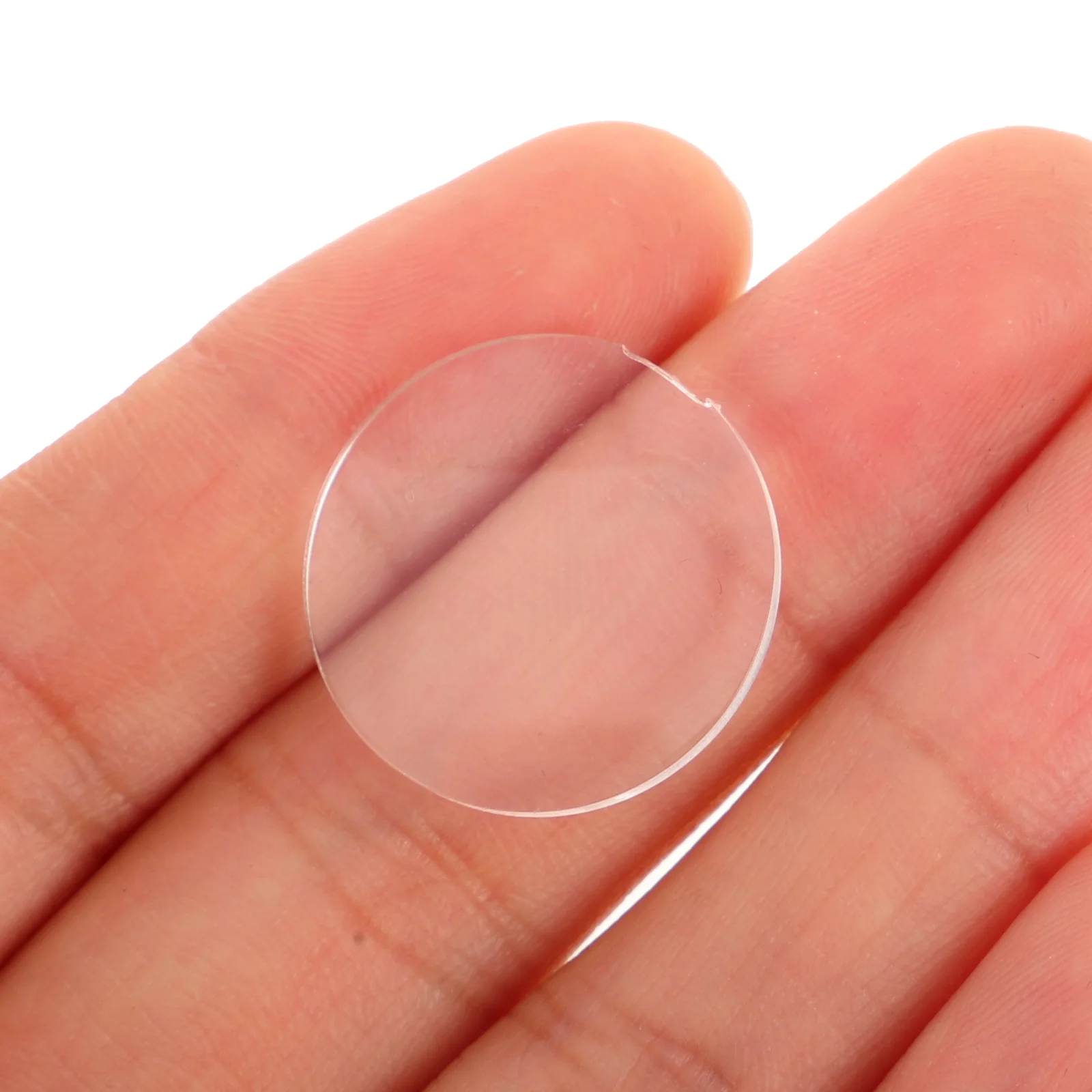 

20pcs Magnifying Convex Clear Acrylic Lens Magnifier Making Tool Transparent Lens Durable Easy Install Portable Use