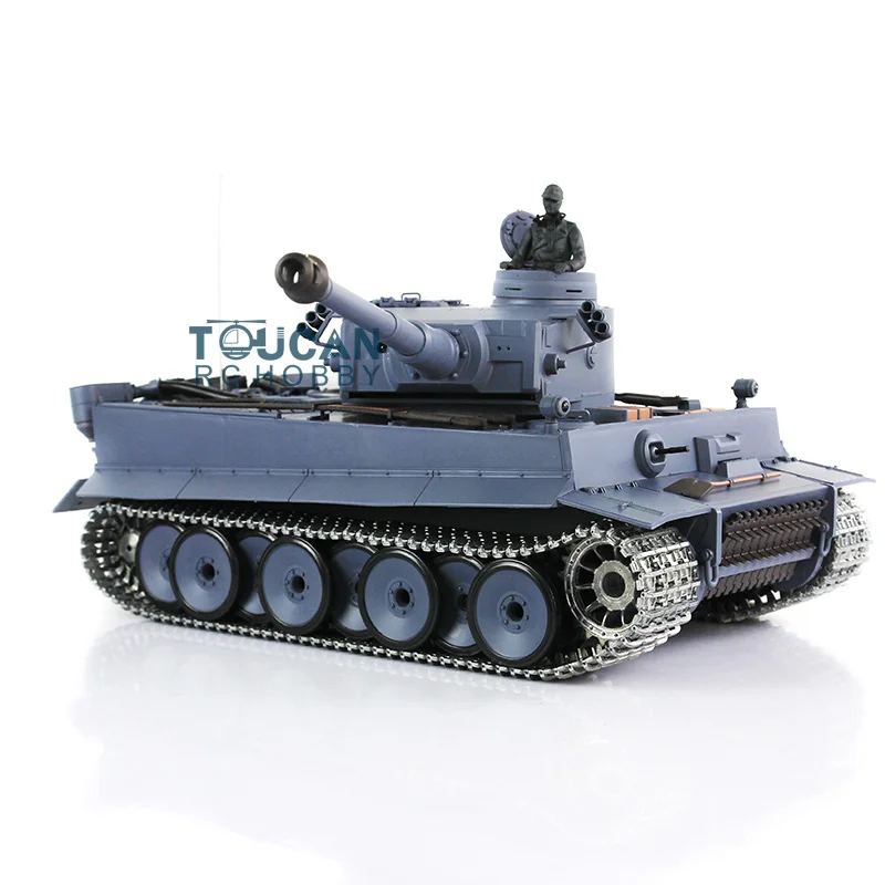 RC Tank Boy Gifts 1/16 Heng Long TK7.0 German Tiger I RTR RC Tank Toy 3818 Upgraded Metal Version Model TH17239