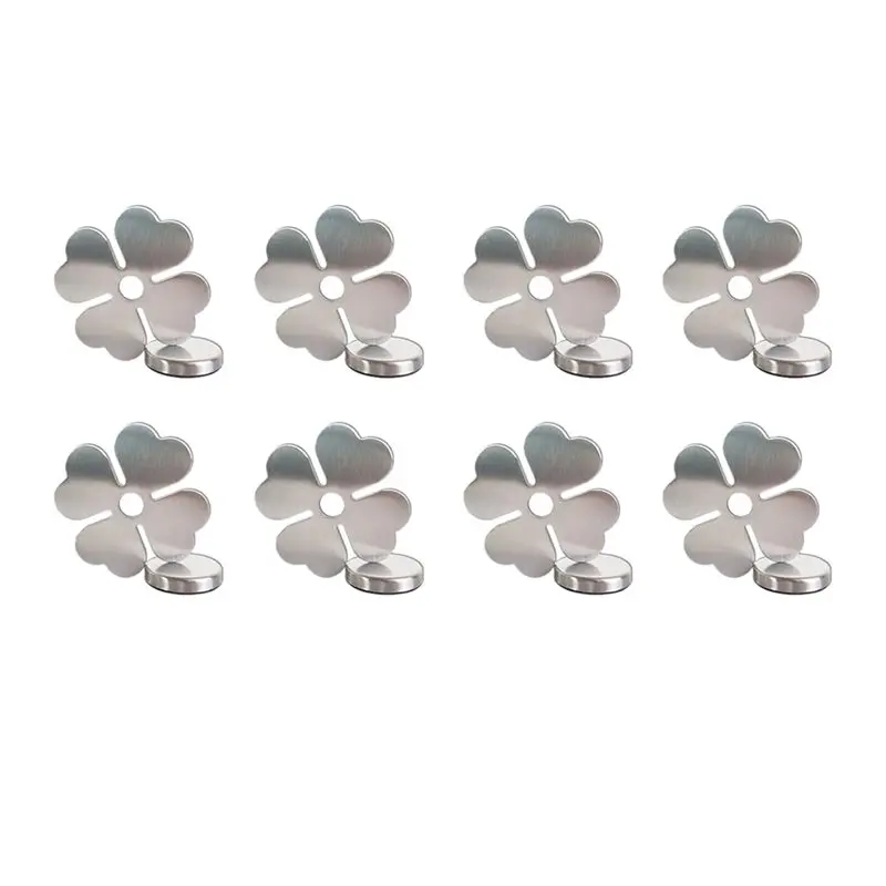 VEHO-Tablecloth Clips Stainless Steel Flower Tablecloth Decorative Heavy Duty Fabric Hold Down Weights