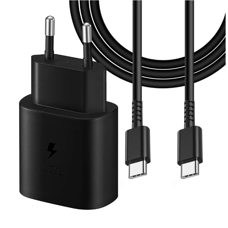 Зарядное устройство для Samsung, сверхбыстрое зарядное устройство 25 Вт, Usb Type C, зарядное устройство для Galaxy S20, S21, S22, S23, note 20, Ultra 10 Z, складной 5, 4, 3