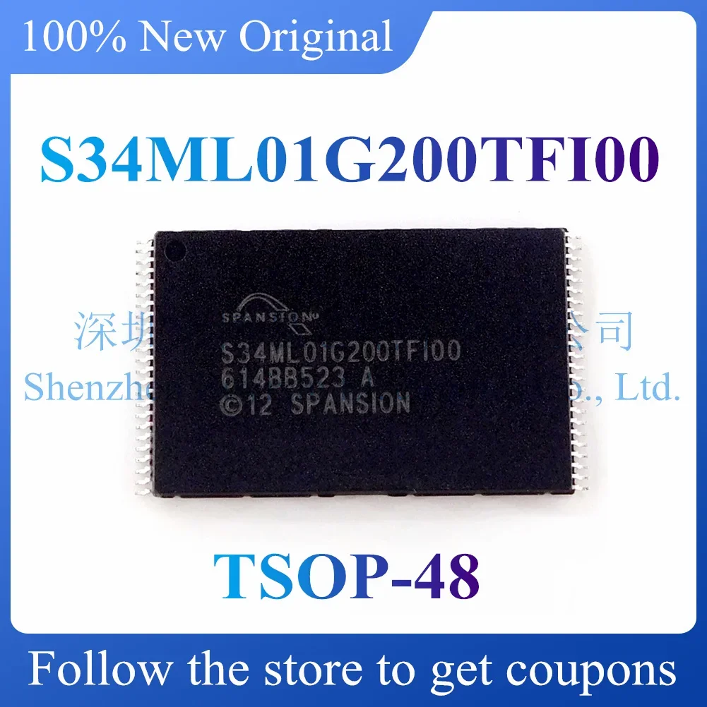 

NEW S34ML01G200TFI00 Original Product.TSOP-48