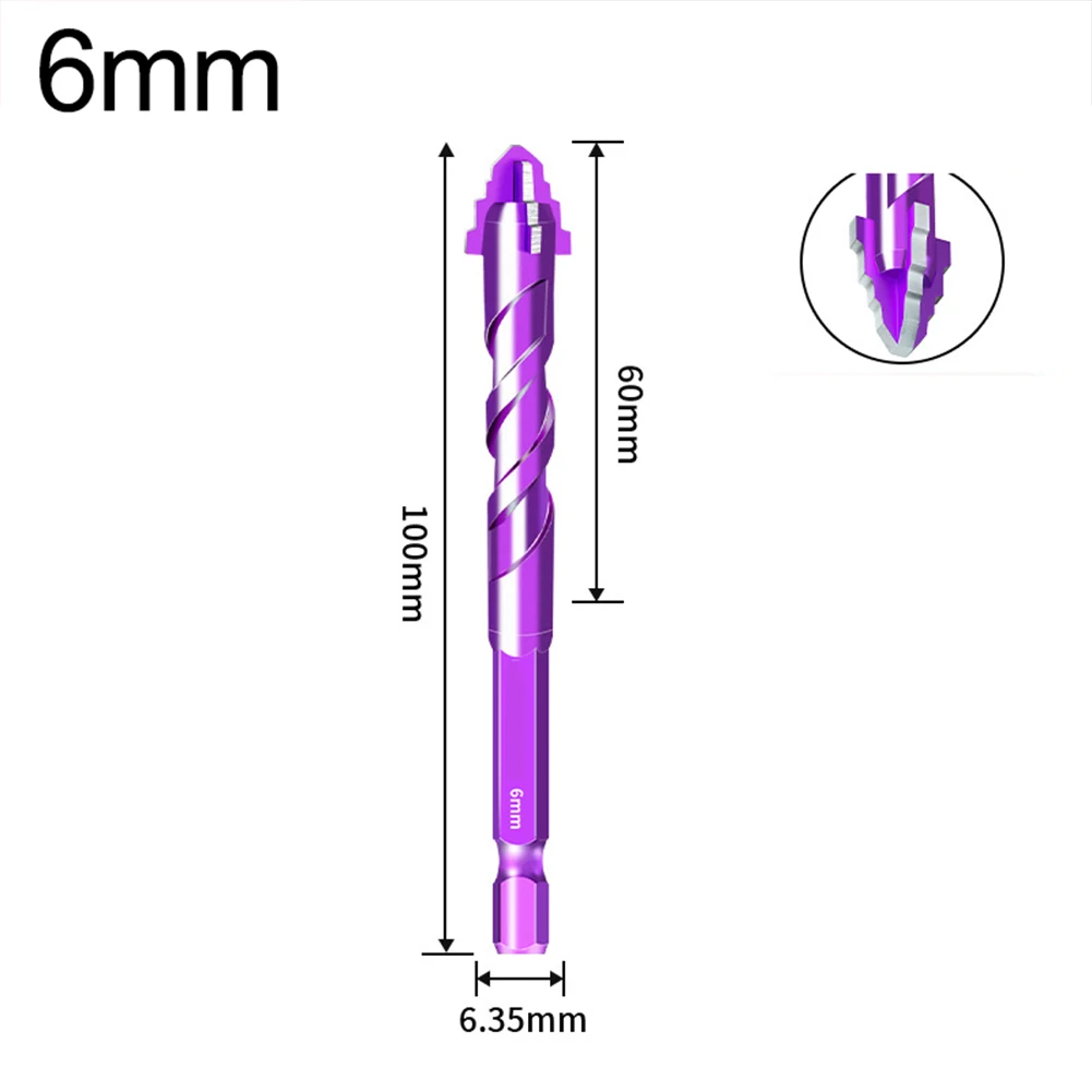 

Four-Flute Bit Carbide Drill Set For Drilling Tiles Efficient Hole Creation High-Speed Rotation Low Wear Rate For Concrete