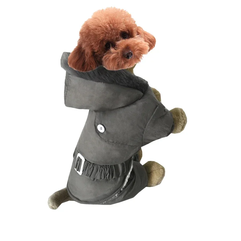 Cloth for Dogs Warm Eu Waist Style Pet Puppy Dog Winter Clothes Teddy Dogs Vip Chihuahua Qiu Dong Outfit Dogs Clothing