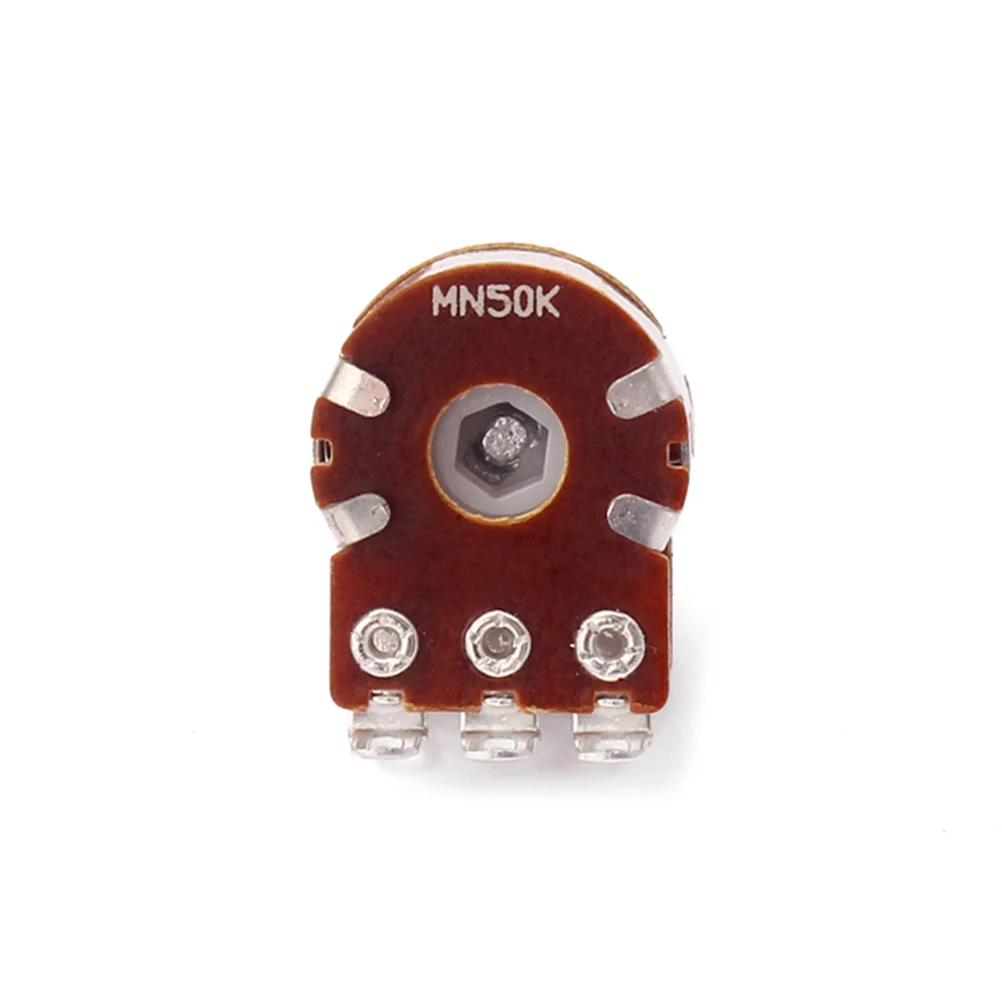 

Mn50K Ohm Audio Potentiometer Pickups Rotary Guitar Tone Volume Pot For Guitar Amp Instrument Replacement