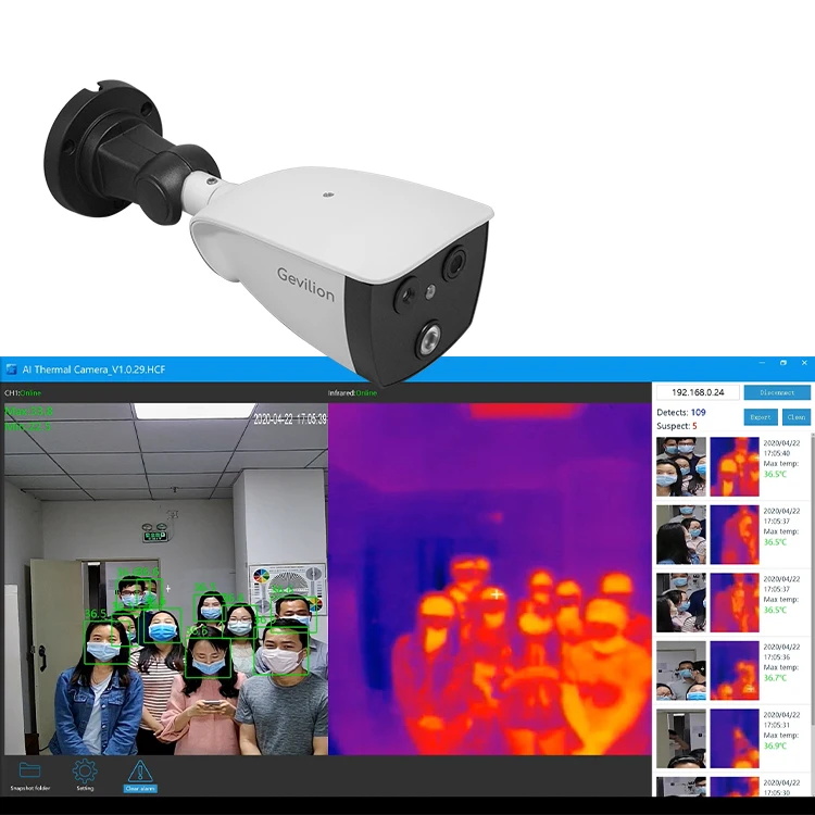 AI Thermal Detecting Thermal Camera