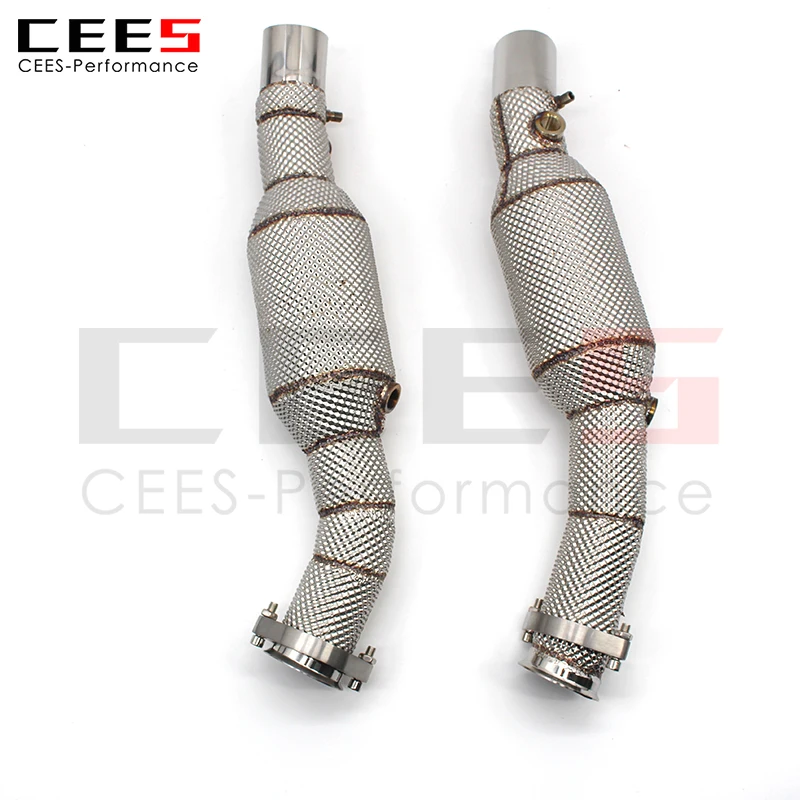 

CEES Exhaust System Ferrari F360 Refit Performance Headers Downpipe Pipe Staninless Steel No CatBack Muffler With Catalyst