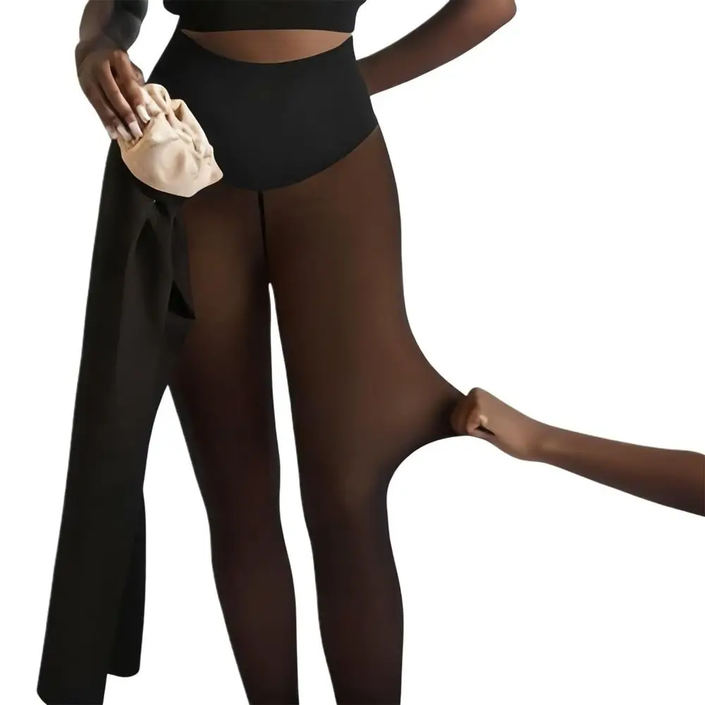 

Compression Band Magic One-Seam Leggings One Seam Design Snatch Waist Shaping Leggings Fleece Lined Snatch Waist Tights Women