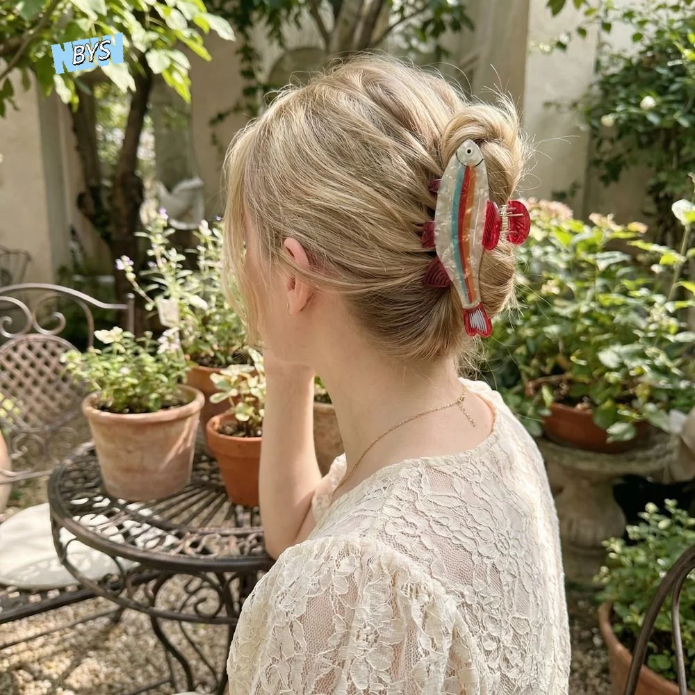 

Hairpin Ocean Animal Hair Claw Tuna Fish Pvc Marine Life Fish Hair Clip Hair Accessories Shark Clip Fish Grab Clip Girls