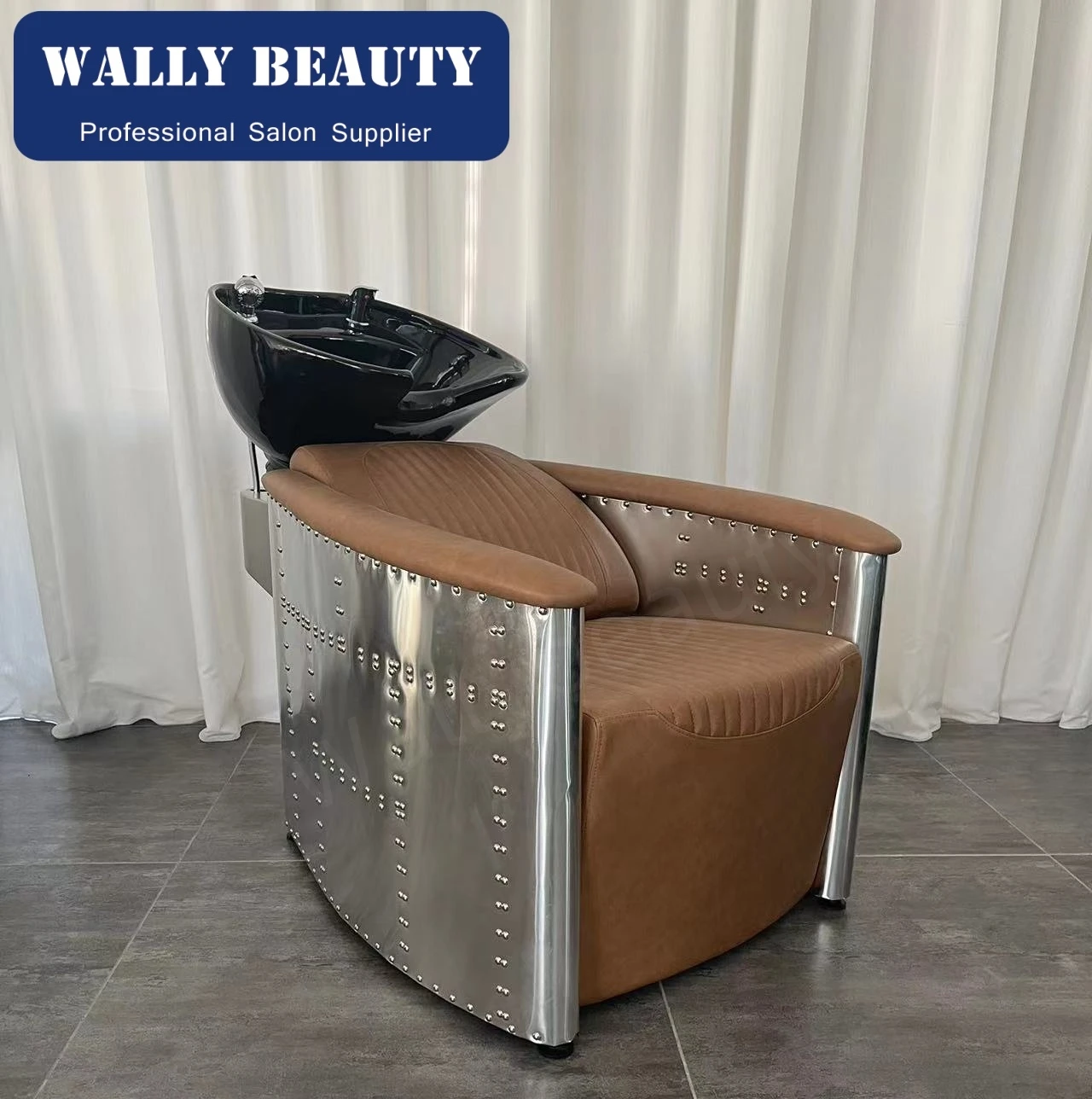 

Shampoo BedHair Salon Furniture Shampoo Bowl Massage Adjustable Hair Cutting Chair Hairdressing Washing Shampoo Chair