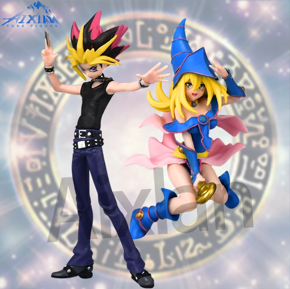 17cm Yu-Gi-Oh! Duel Monsters Girl Figure yugioh Dark Magician Girl Yugi Muto PVC Action Figure Model Toys Christmas Gifts