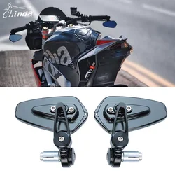 Motorbike handlebar mirrors CNC handlebar mirrors For Aprilia RSV4 RF RSV4 RR RSV4 R Tuono V4 RR Tuono V4 1100 RR 2011-2023