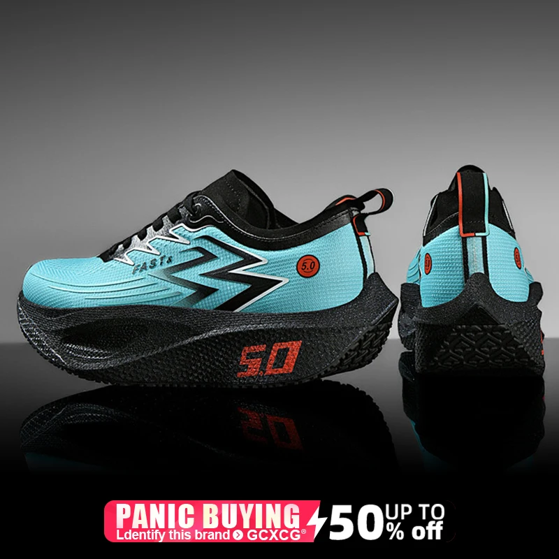 

Running Shoes Carbon Board Speciality Marathon Men Sports Breathable Lightweight Women's Comfortable Athletic Nonskid Sneakers