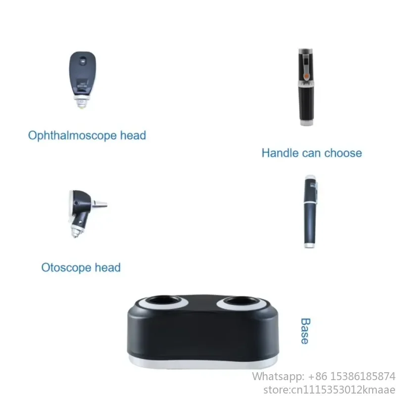 Vequyn Rechargeable Otoscope and Ophthalmoscope Diagnostic Set for Hospital Clinic Nurse Doctor Use