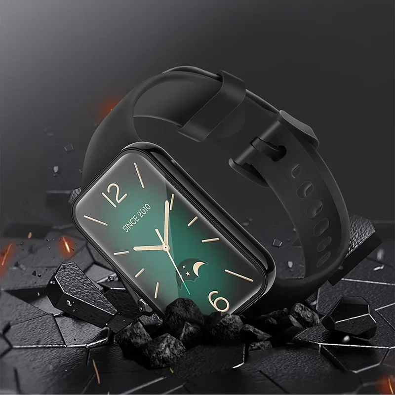 حافظات ساعة لـ Xiaomi Mi Band 7 Pro ، شاشة ممتص للصدمات شاملة ، غطاء مطلي ، TPU