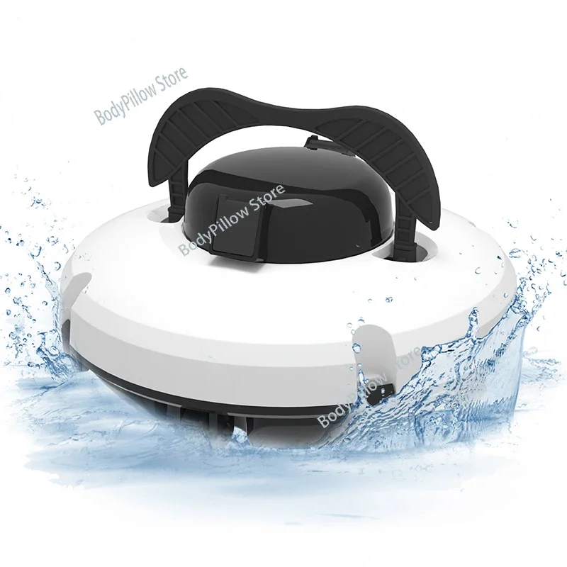 Cordless Smart Robotic Pool Cleaner Automatic Pool Vacuum Cleaner With Self Parking Function  Underwater Pool Cleaning Machine