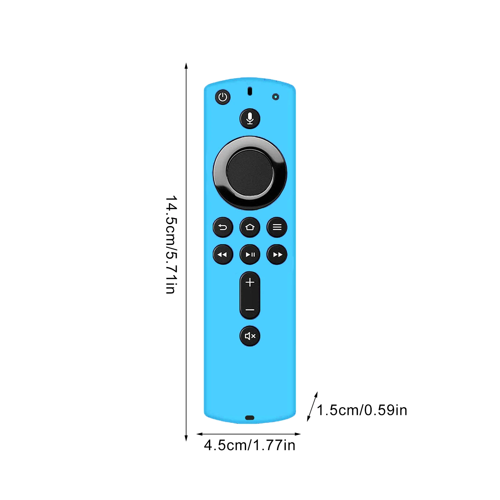 Luminous Silicone TV Controle Remoto Capa Protetora Stick | Shockproof & Anti-Slip Protective Remote Control Sleeve