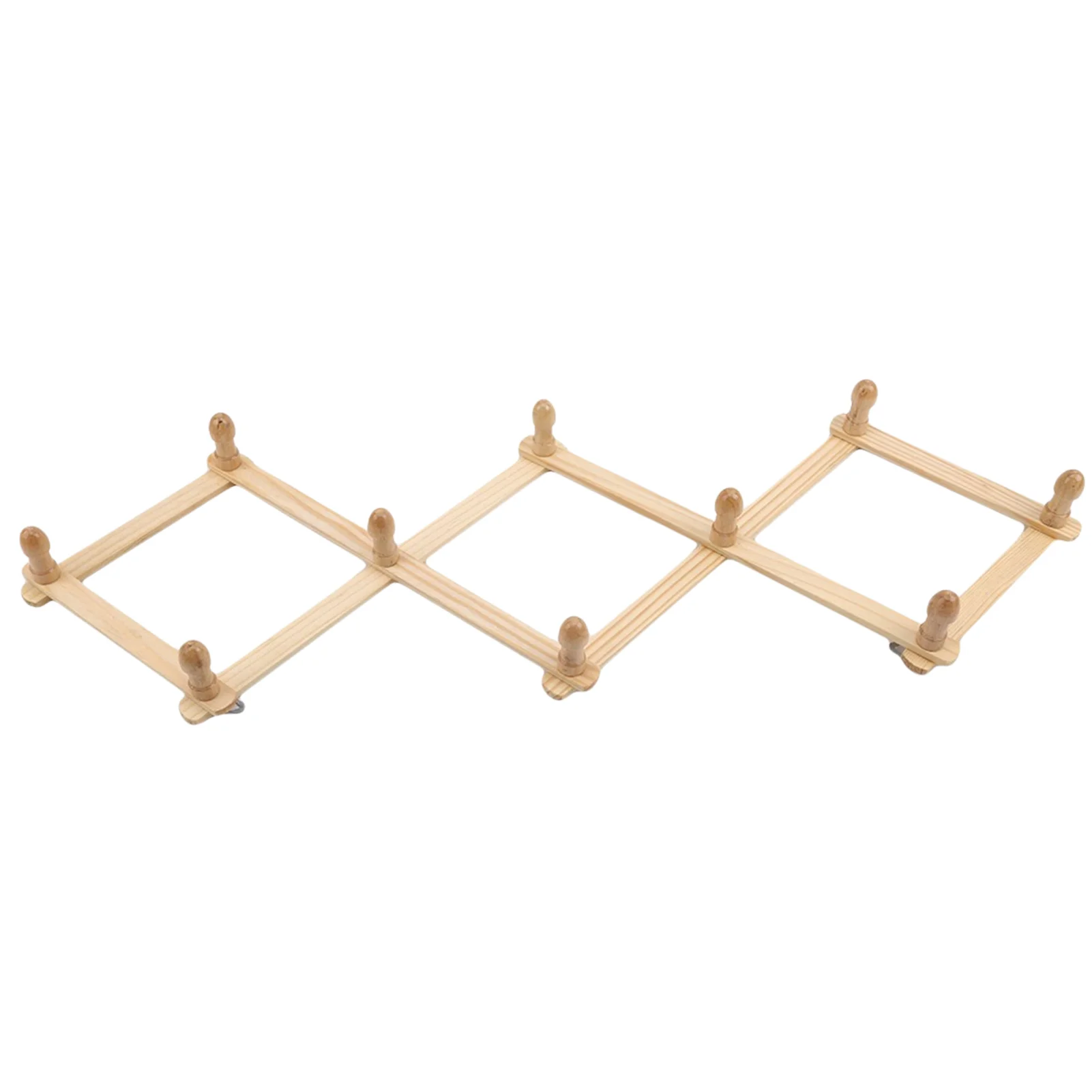 Akkordeon Wand Kleiderbügel Erweiterbar Hut Rack für Wand Wand Montieren Holz Haken für Hängen Hüte Caps Tassen Mäntel Geldbörsen Halsketten