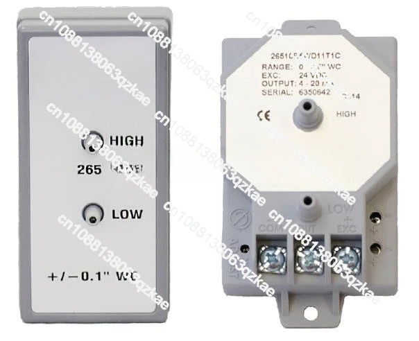 Setra 265 Differential Pressure Transmitter, Pressure Sensor