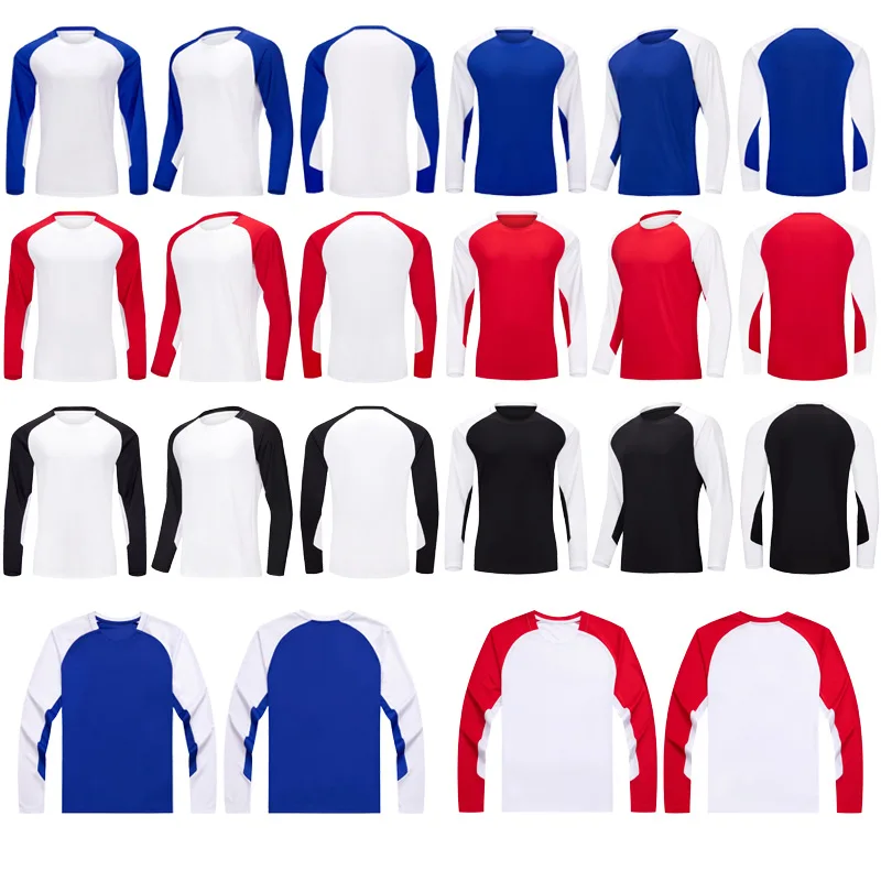 نقل الحرارة كرة القدم موحدة طويلة الأكمام لعبة التدريب فريق موحدة شخصية مطبوعة الكرة موحدة الاطفال الكبار قميص رياضي #1