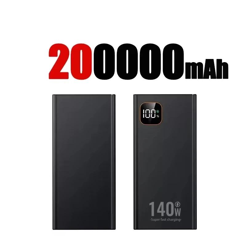 Ultra-Kapazitäts-Powerbank 2027 140W 500000mAh Superschnelles Laden CCC Tragbares Ladegerät für iPhone Samsung