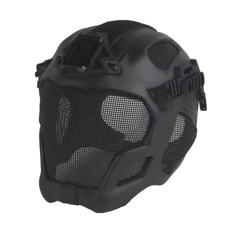 Tactical Game Protection Wire Mask W23 Full Protection Tactical Helmet Outdoor CS Hunting Protection Accessories