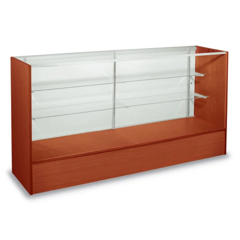 

customized.Cherry 6ft Glass Counter Knocked Down Smoke Retail Shop Display Cabinet with LED Light