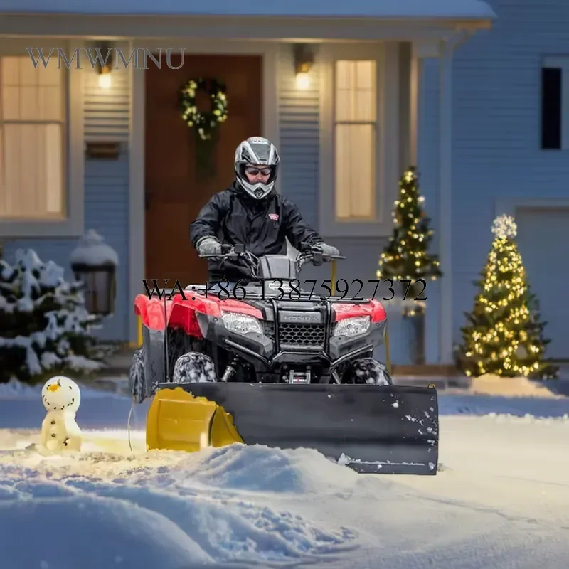 Wmwmnu UTV Parts Accessories ATV Snow Plow for Enhanced Traction and Snow Removal