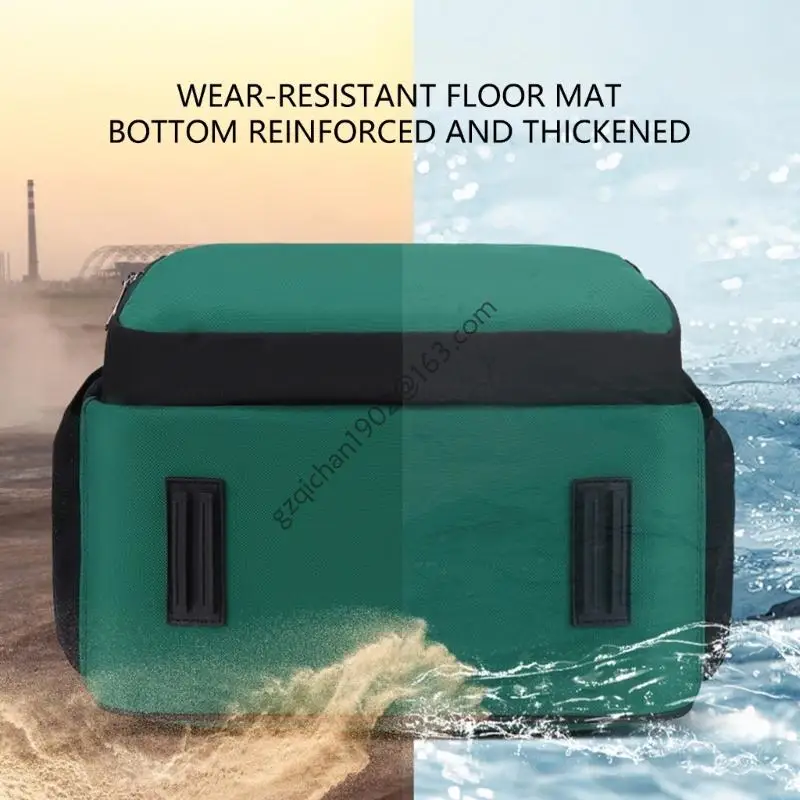 X7AB Zaino per attrezzi professionale Oxford impermeabile in tessuto Organizzatore attrezzi Zaino per riparazione Facile