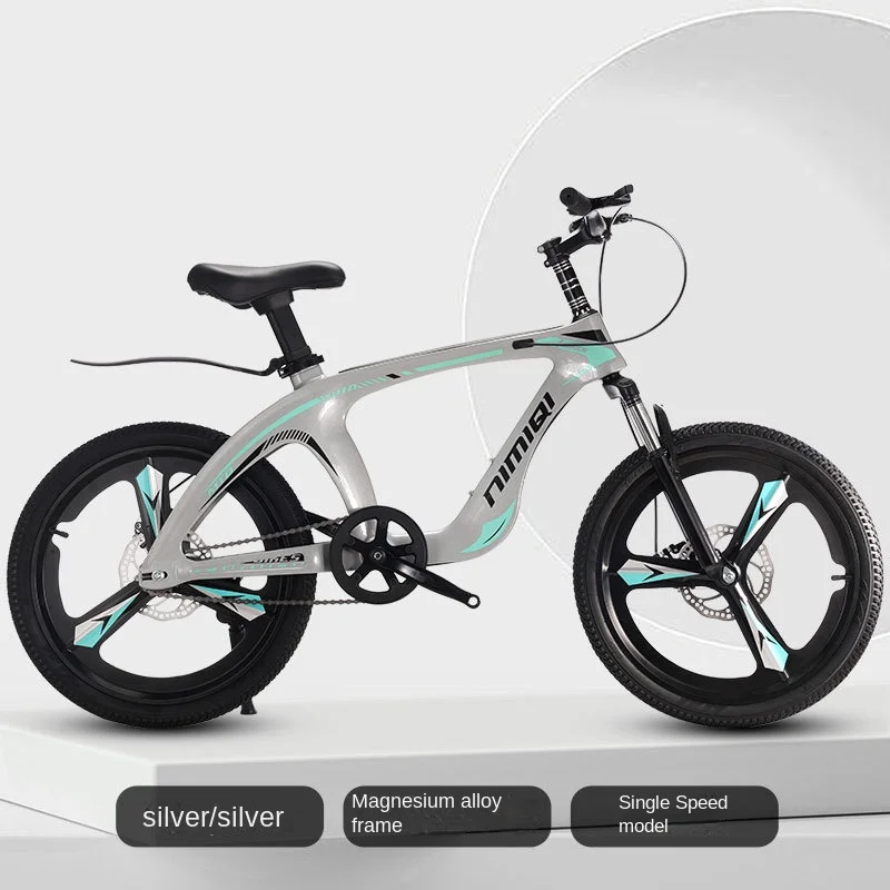 CooyaMagnesium-Legierung Mountainbike Speed Bike Big Kinder Fahrrad 20 Zoll 22 Zoll Scheibenbremse Integriertes Rad Ultraleichtes Studentenfahrrad