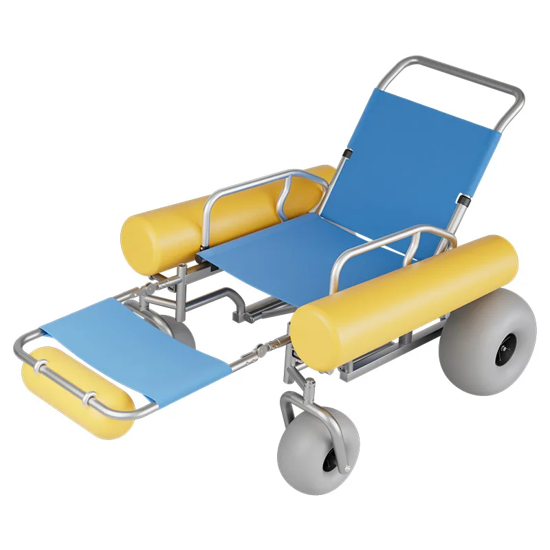 

Balloon Tires Sea And Water Folding Beach Wheelchair
