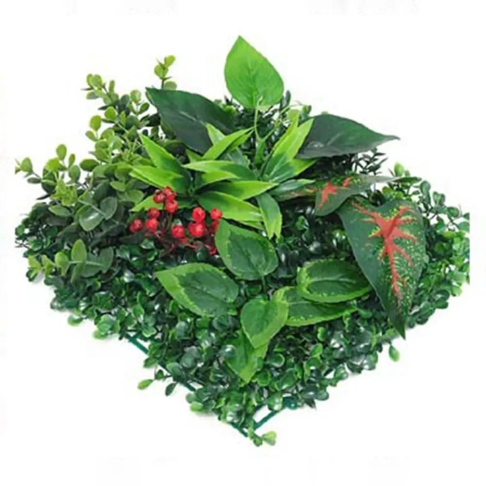 لتقوم بها بنفسك نبات اصطناعي لوحة الحائط الحياة الأبدية دائم الاصطناعي الأوكالبتوس السجاد لا سقي 25*25 سنتيمتر عشب السرخس الاصطناعي