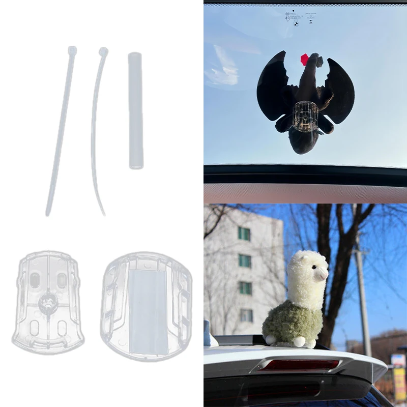 DIY Car Accessory Decoration Doll Base Dragon Doll Helmet Car Motorcycle Roof Sunroof Decoration Dragon Car Decoration Interior