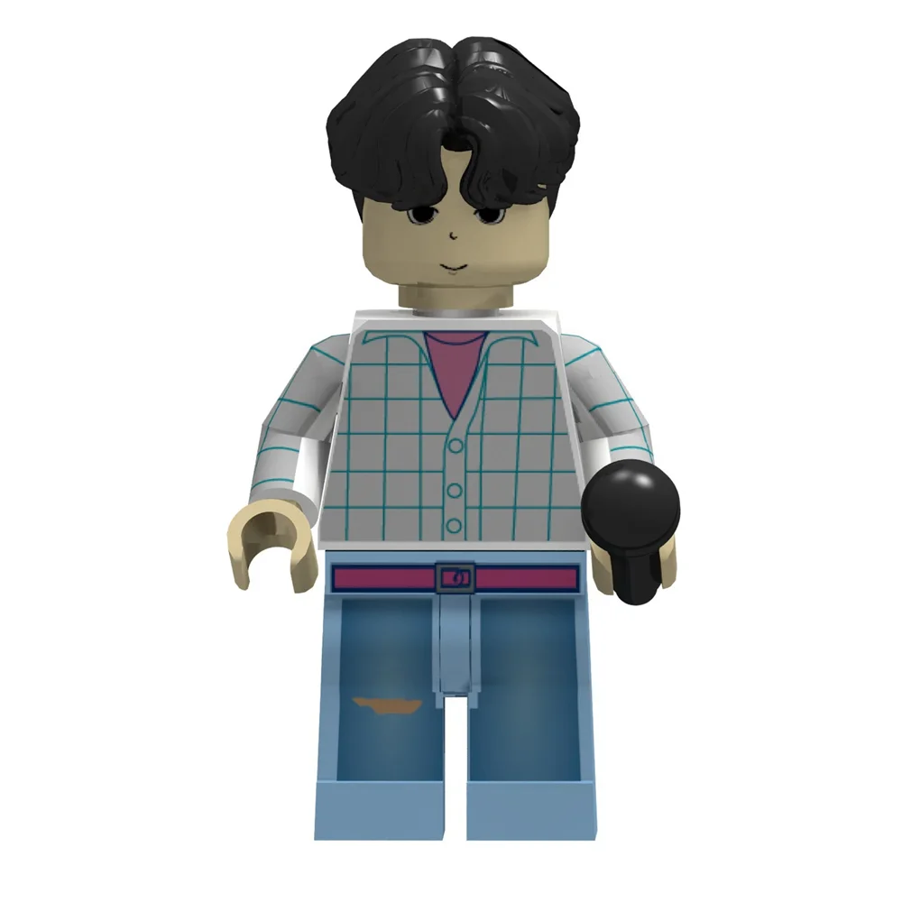 Nouveau Kpop chasseurs de démons Mini figurine blocs de construction jouet périphériques bureau décoration Collection figurines jouet cadeau de noël