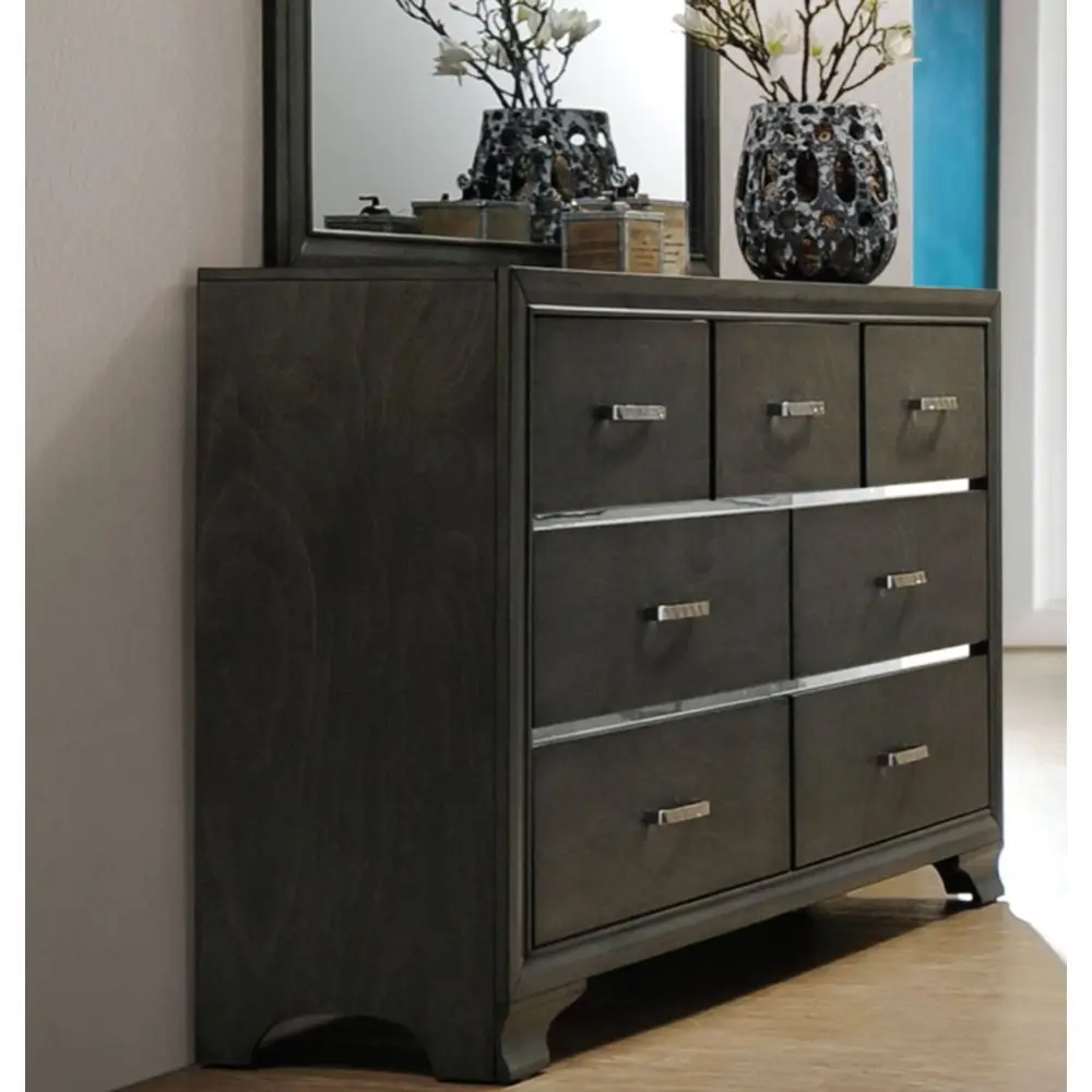 

Living room cabinet ACME Carine II Dresser in Gray