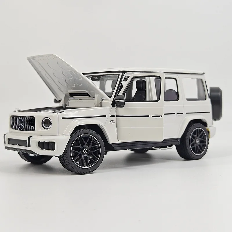 1:24 G63 W464 2026 G65 SUV Luxus-Automodell aus Legierung, Druckguss-Metall Geländewagen-Modell, Hochdetaillierte Sammlerstück-Dekoration – Detail 7
