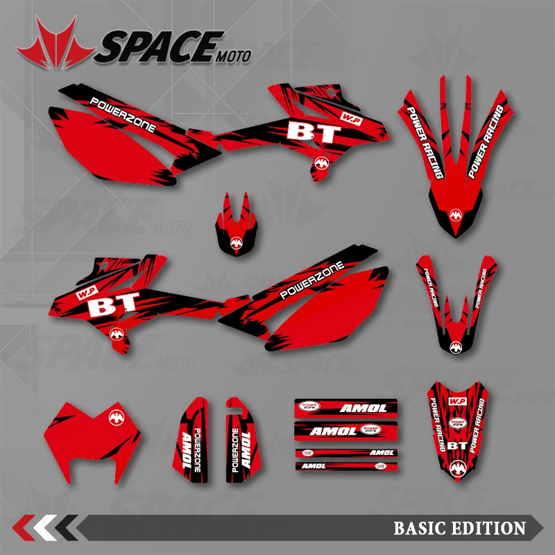 

SPACE MOTO Graphics Background Decals Stickers Motorcycle For BETA 11-20BETA RR50