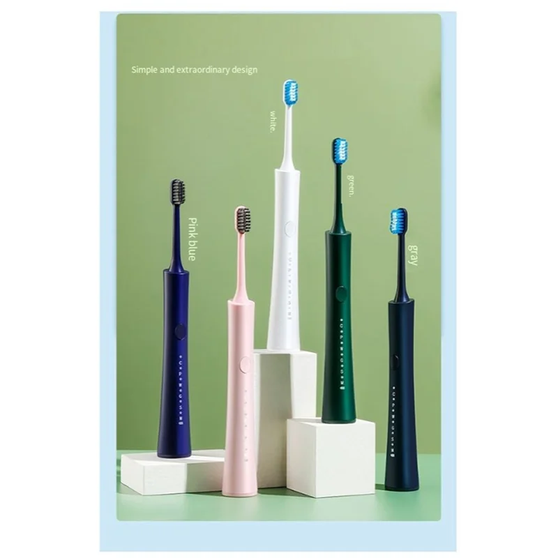 A21F-Electric Toothbrush For Adults Kids Electric Toothbrush 6 Modes Electric Toothbrush Rechargeable Battery Toothbrush