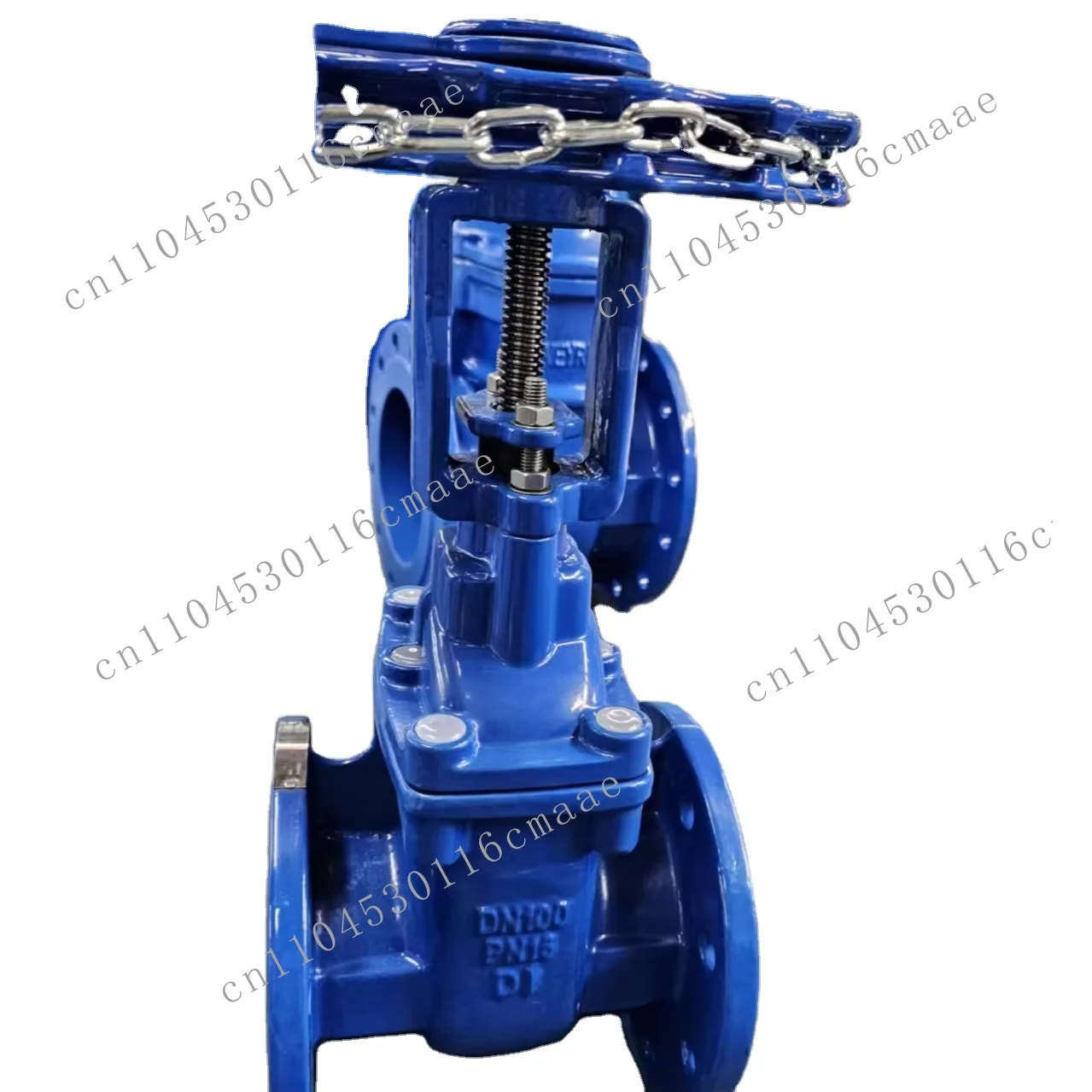 Diameter DN50-DN600 Cast Steel/Stainless Steel Manual 16 Bar Water Supply Zero Leak Lift Flange Gate Valve
