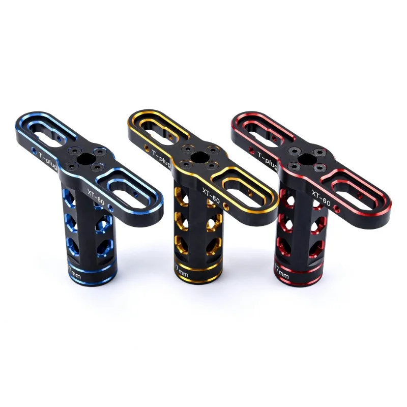 17mm Metal T-plug Wheel Hex Nuts Sleeve Wrench Tool For 1/8 Off-road Rc Car Monster Truck Trax X-maxx Summit E-revo Arrma