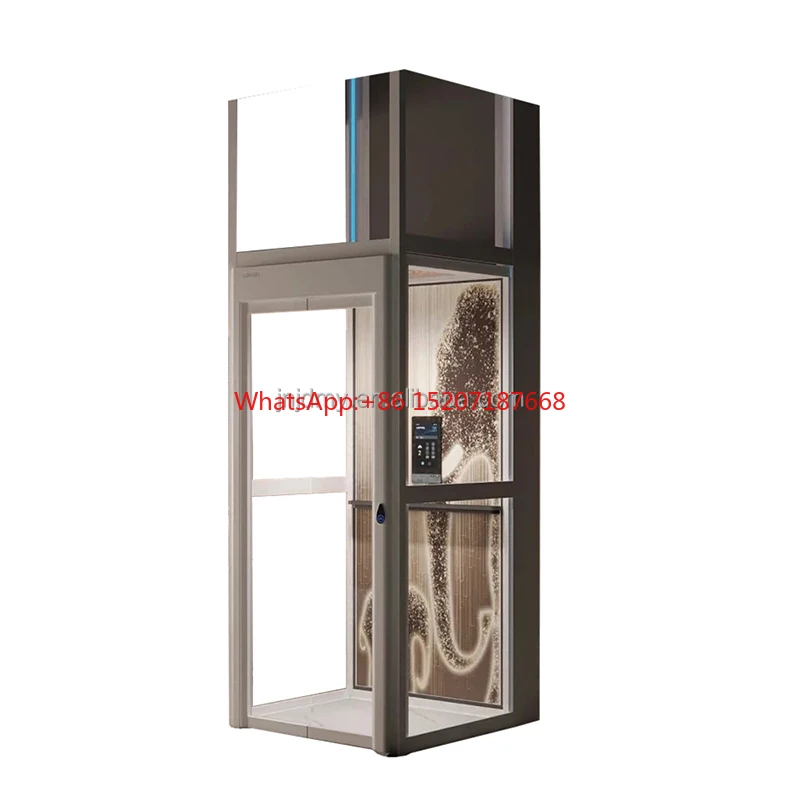 Customized products2 floor villa small lift home elevator for customized different door