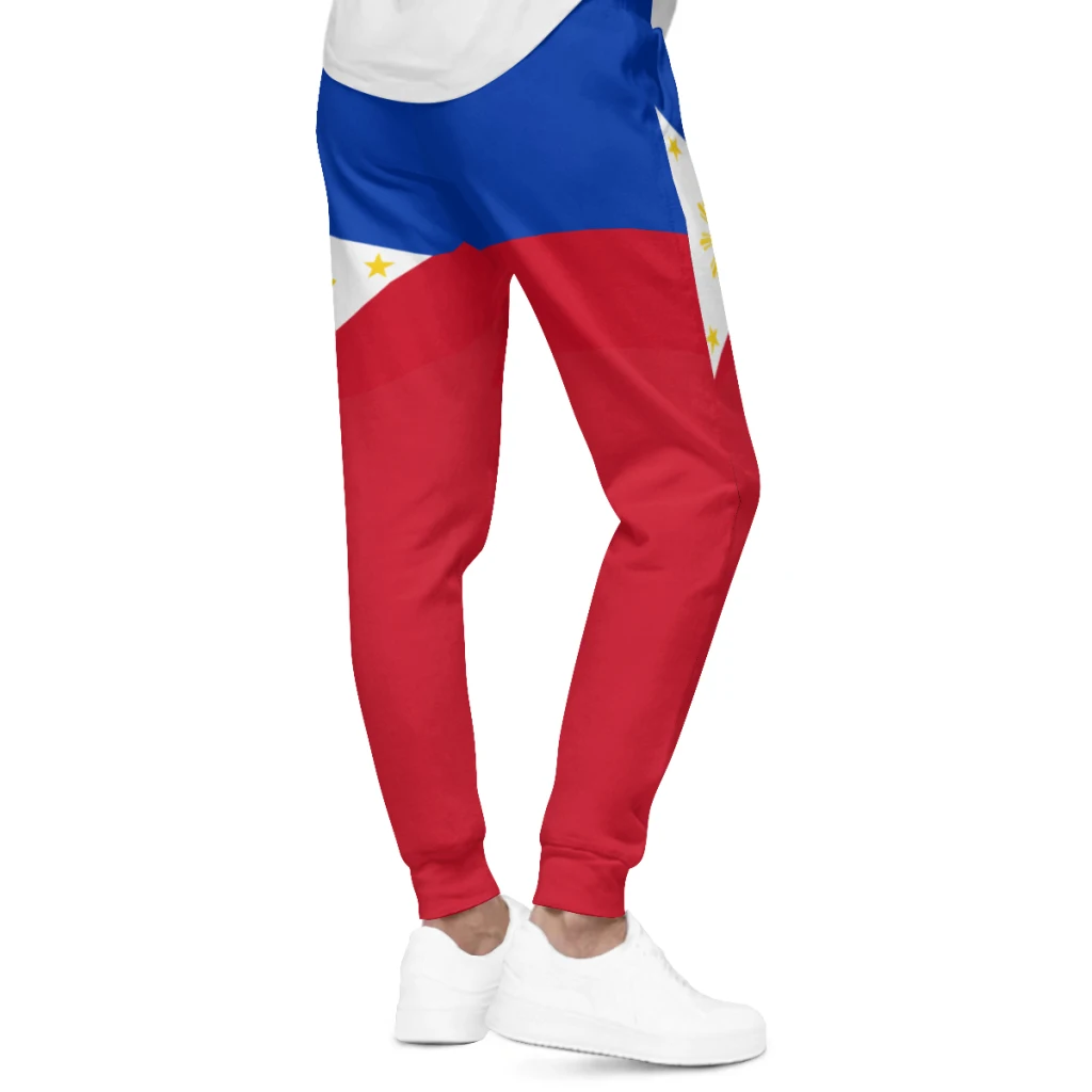 Pantalones de chándal con bandera de Filipinas para hombre, Joggers con bolsillos, pantalones deportivos casuales con cordón