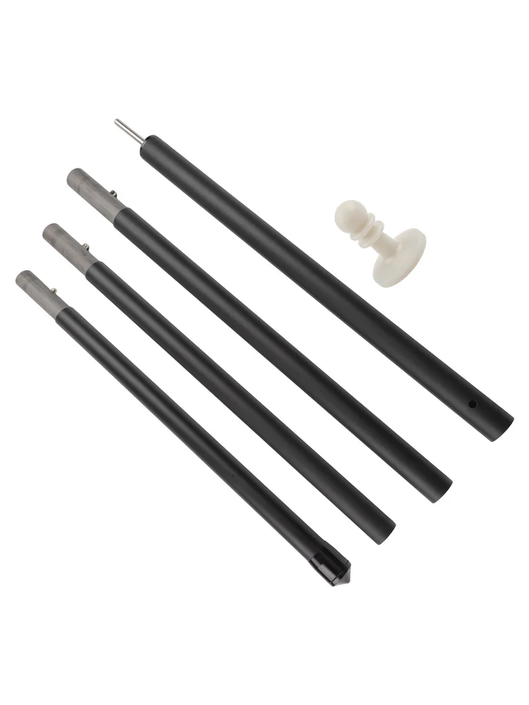 Camping Carbon Fiber Tarp Poles Multi-section Outdoor Poles Total Length 167cm High Strength Material Multi-section Design