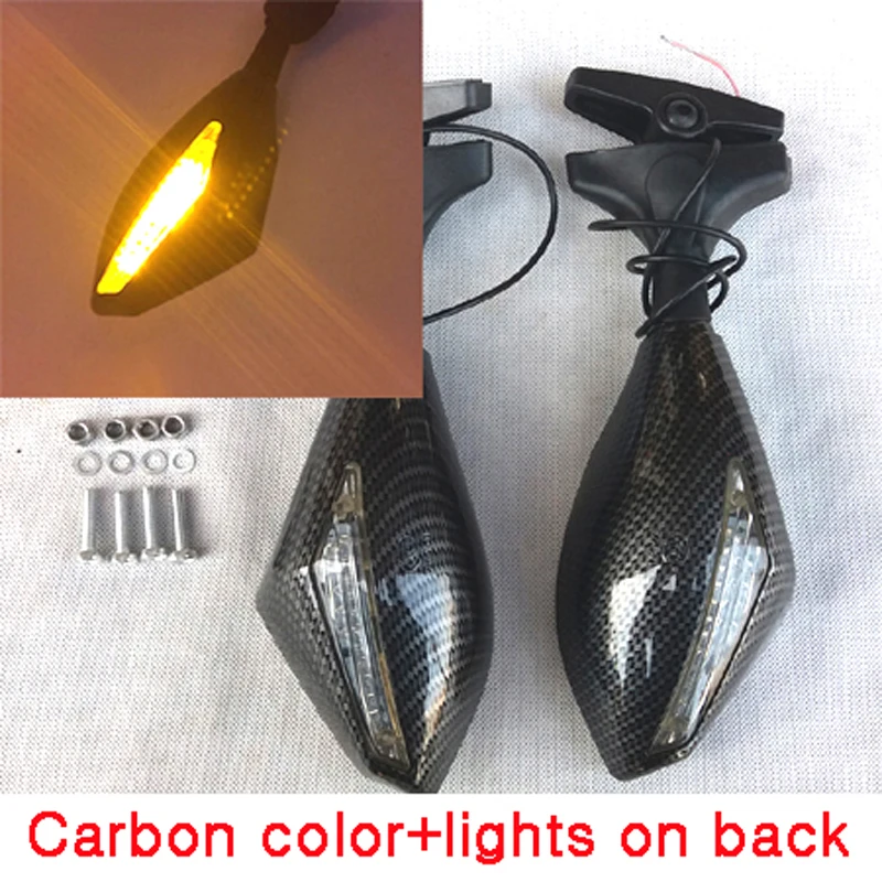 Motorcycle Rearview For Yamaha FJR1300 2002 2011 2003 2004 2005 2006 2007 2008 2009 2010 Mirror with Integrated Turn Signal