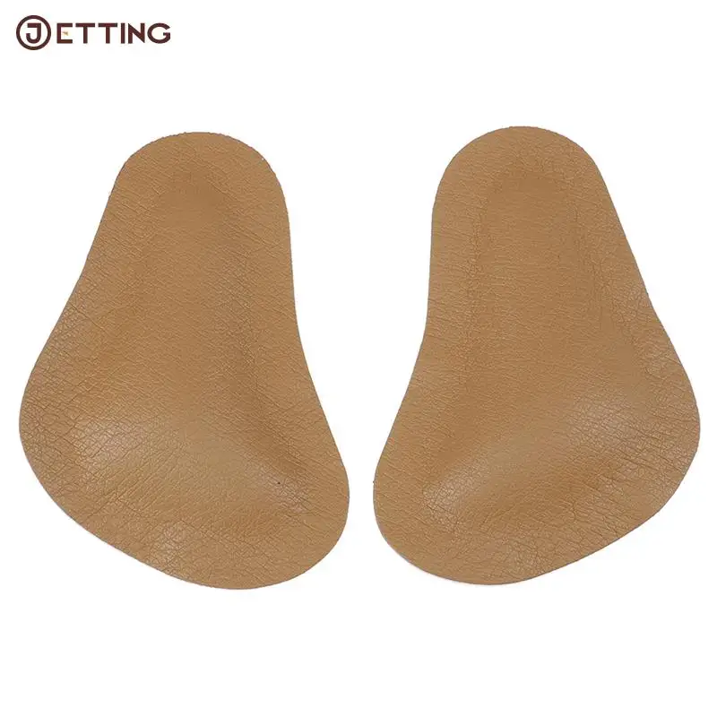 1pair Leather Orthopedic Arch Supports Forefoot Insoles For Ladies Shoes High Heel Massage Cushion Half Yard Pads Shoe Liners