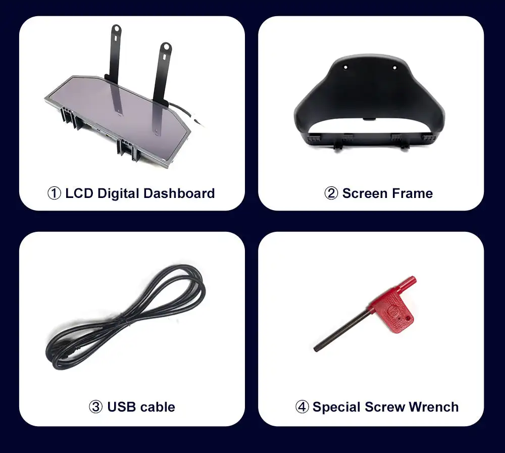 

Upgrade for F30 F31 (2013-2019) LCD Digital Dashboard Instrument Cluster