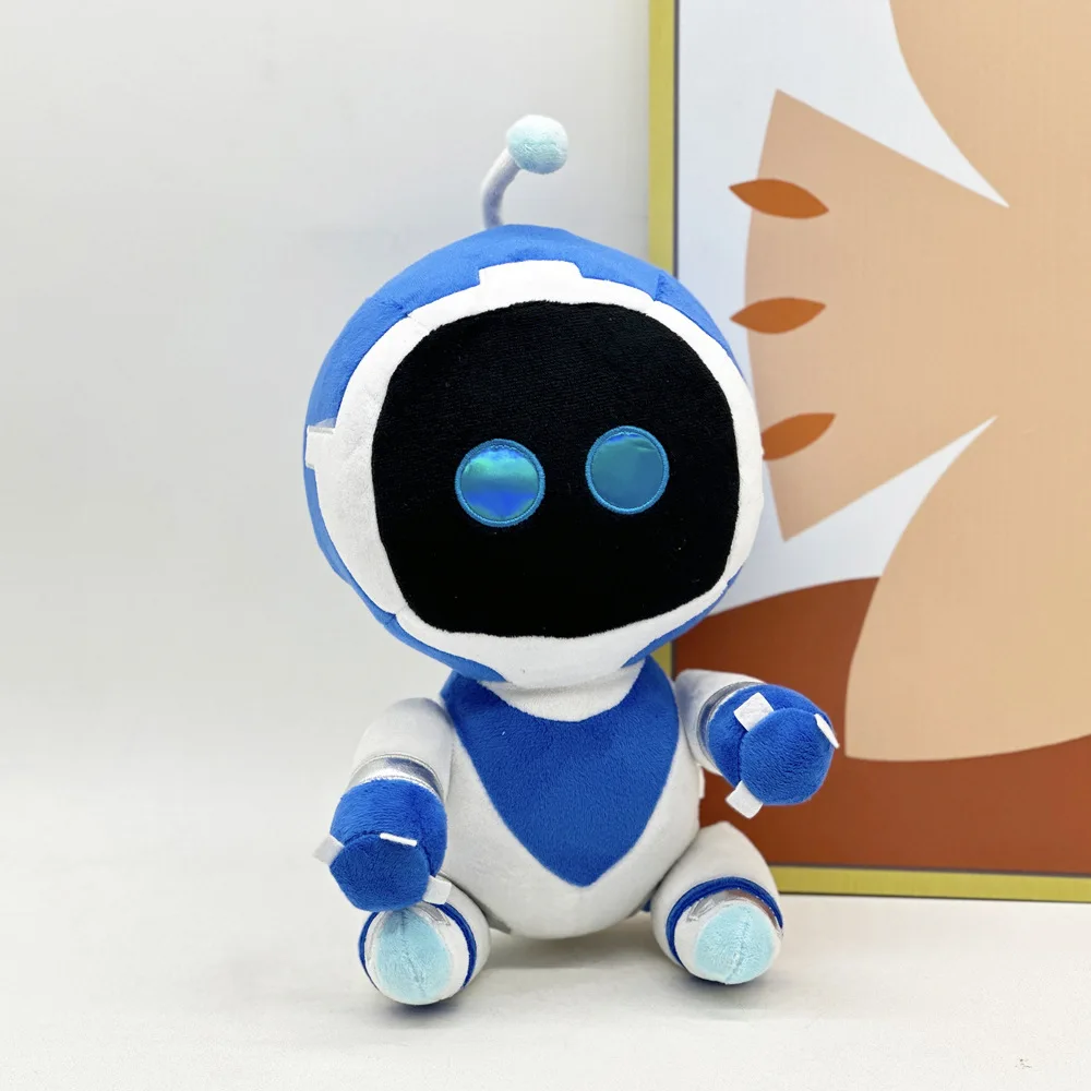 Astro Bot Plush Cartoon and Anime Related Image Fun Plush Toys Blue Robot Halloween gift christmas gift