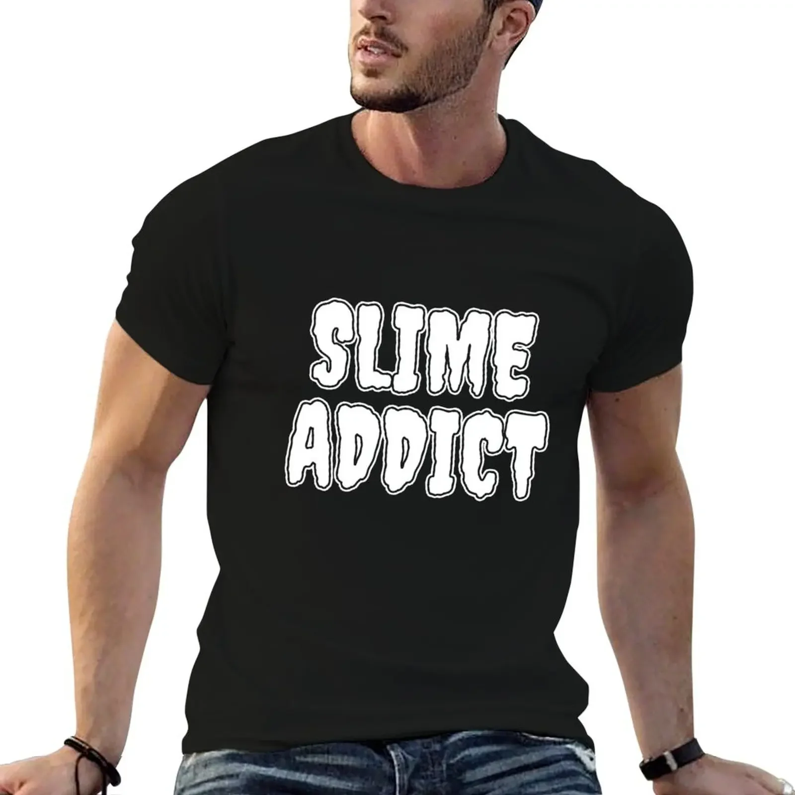 

Slime Addict T-Shirt sweat sublime tshirts personalised T-shirts for men cotton