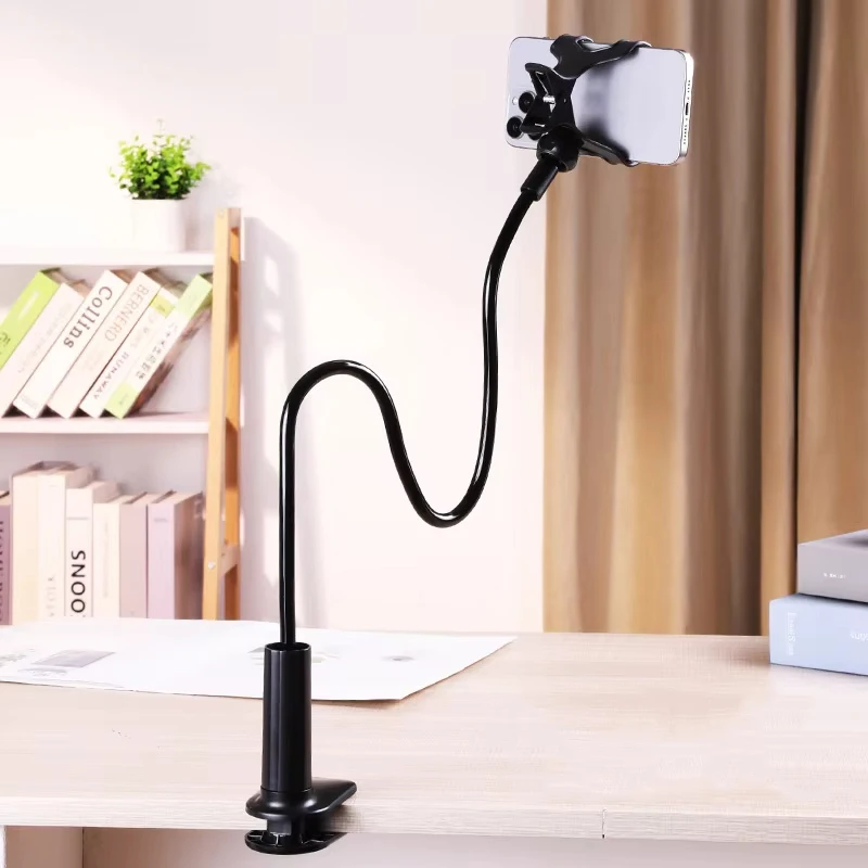 

Универсальный держатель для телефона 360 ° Гибкий держатель-кронштейн с регулируемым длинным шарнирным креплением для смартфона на стол