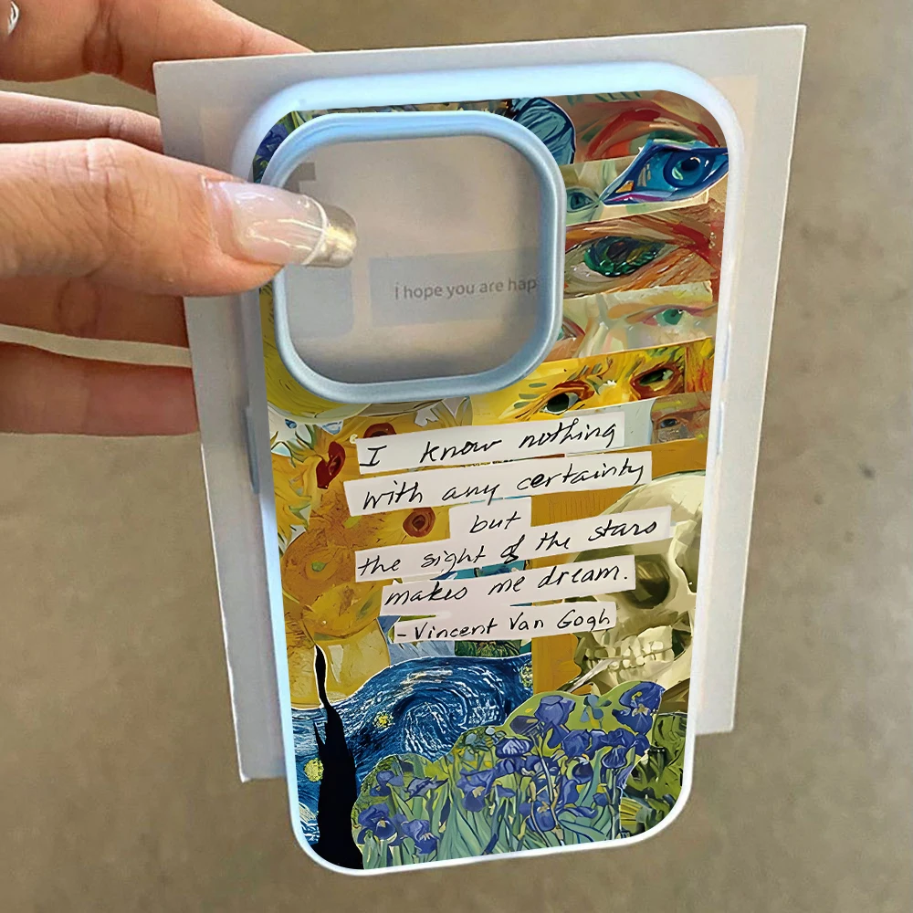 Für Samsung Galaxy A16 A15 A55 A35 A36 A56 S26 S25 S24 Ultra S23 S21 S22Plus Van Gogh Kunst-Kollage TPU Handyhülle Silikon-Cover – Detail 3