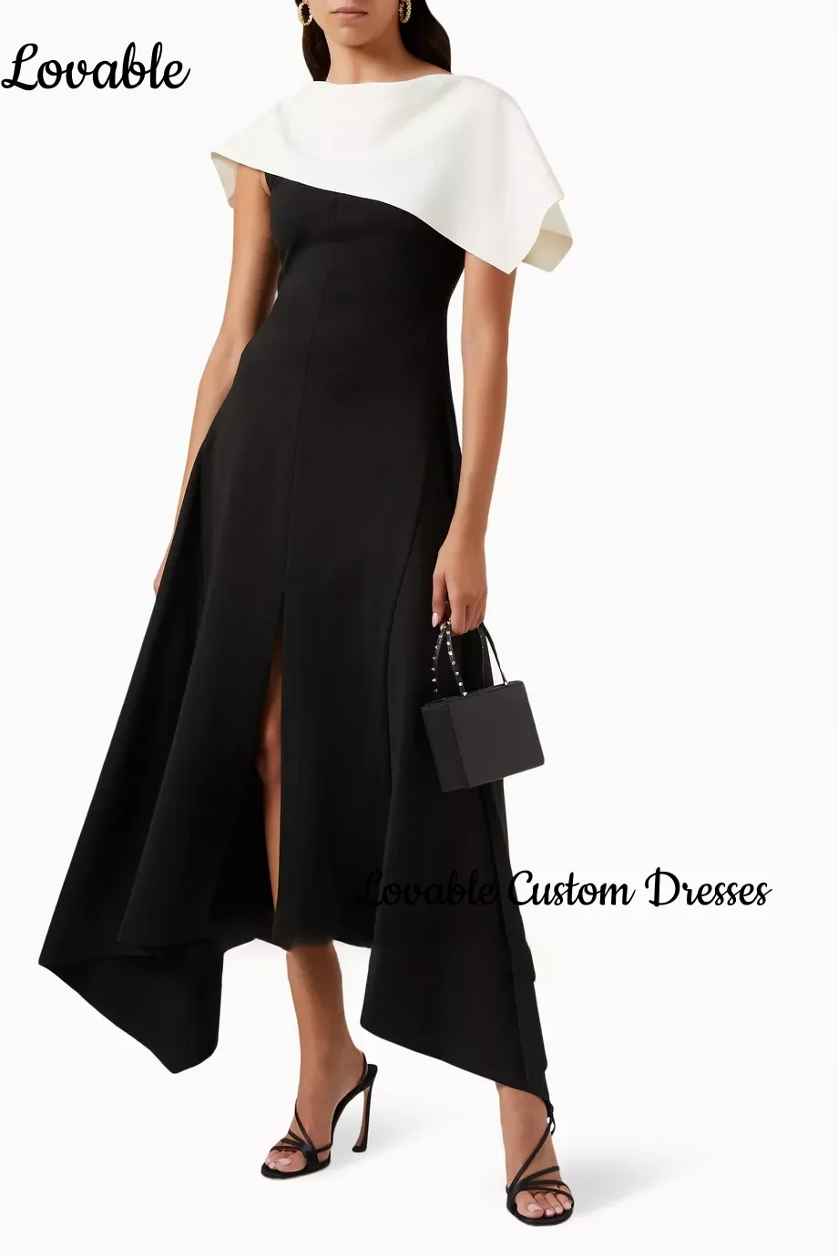 فساتين للمناسبات الخاصة Wedding Dress Mini Customized Off-The-Shoulder Neckline Elegant And Pretty Women'S Dresses Ruffle Party